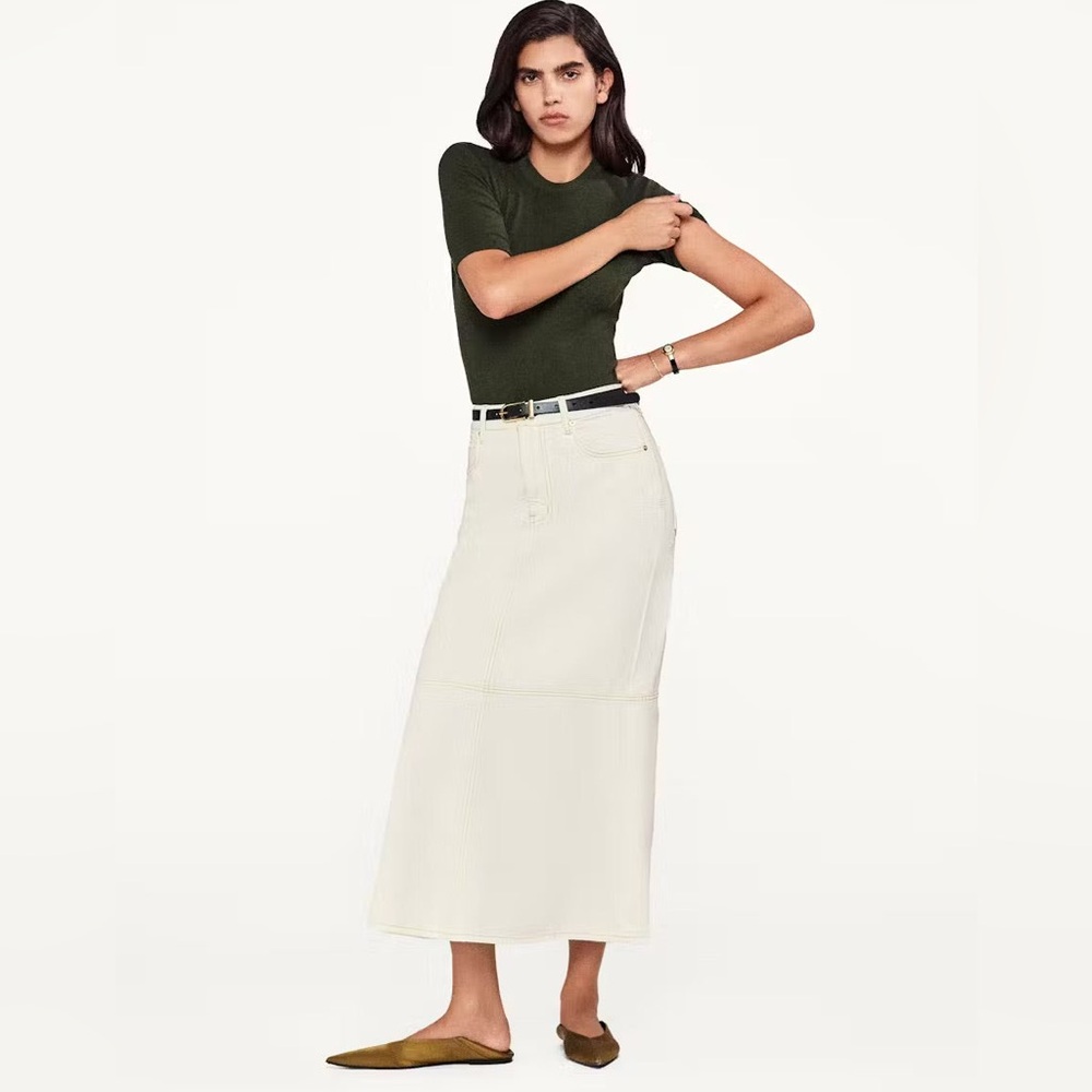 Frame The Flounce Maxi Skirt